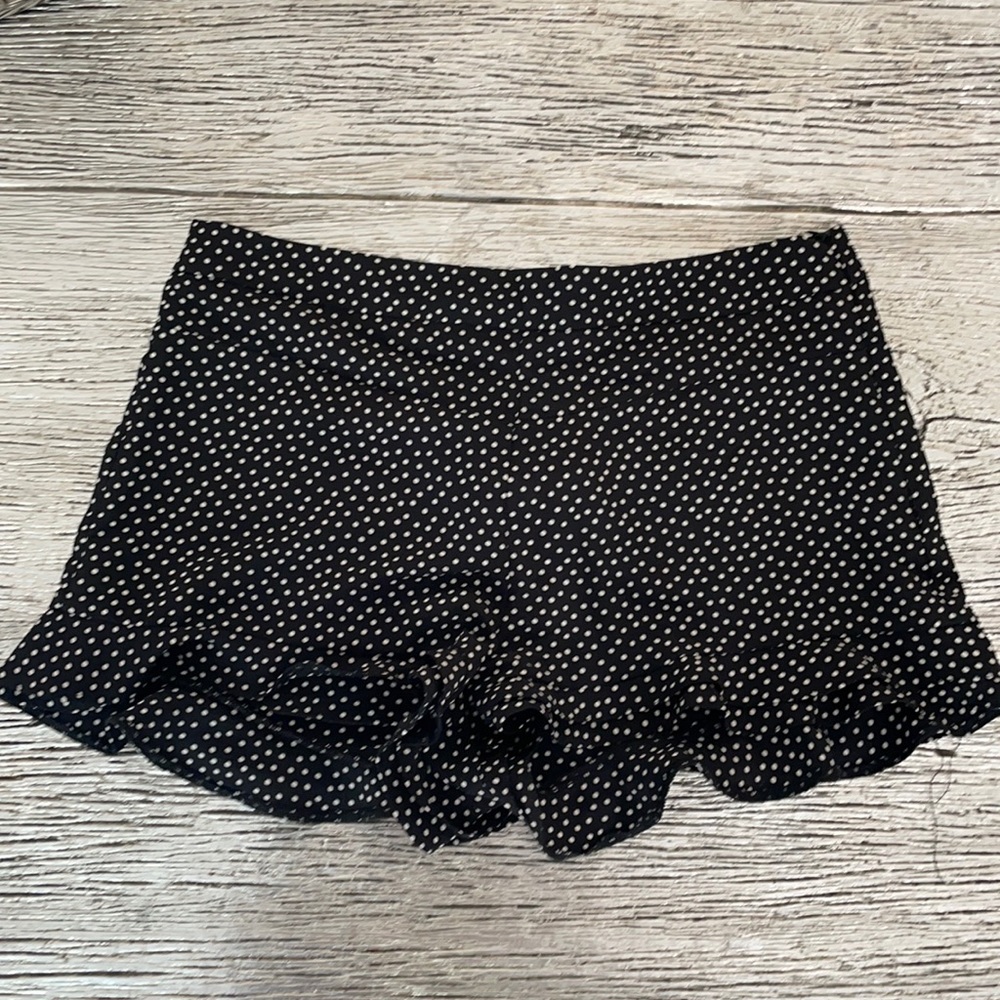 New Zara polka dot frill shorts